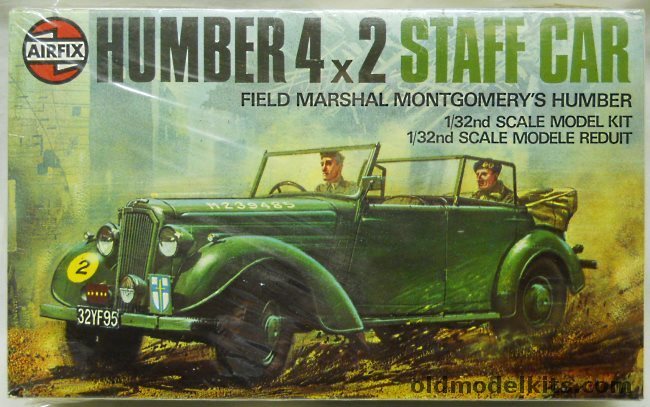 Airfix 1/32 Monty's Humber Staff Car M239485, 05501-3 plastic model kit